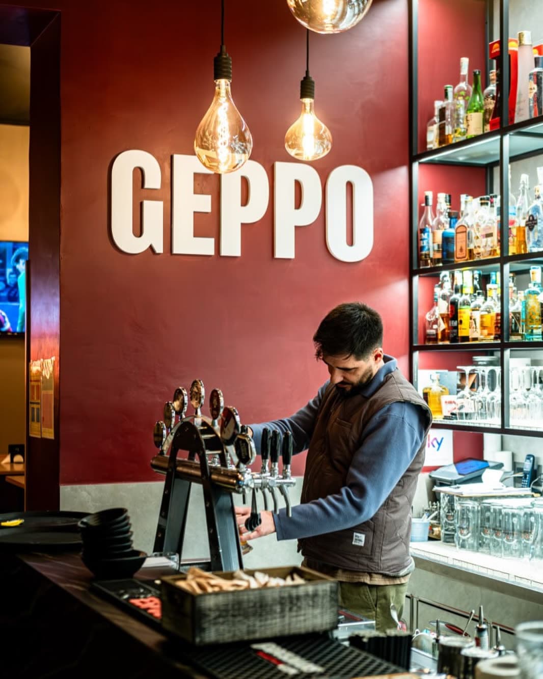 Interno del Geppo Pub a Tivoli
